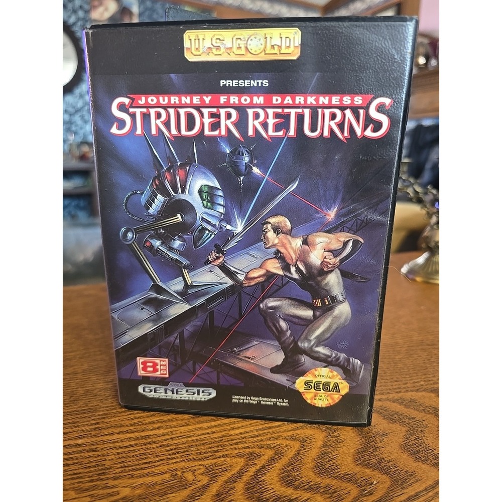 Strider Returns: Journey From Darkness Case (SEGA‎ Genesis) Authentic BOX ONLY